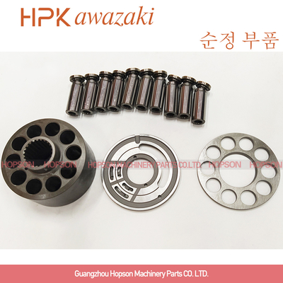 KX121-2 Hidrolik Excavator Bagian Pompa Utama PSVD2-21 Plat Katup Piston Sepatu Set